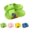thumbnail image 1 of newwalpole Kids Cloud Slides Boys Girls Shower Slippers Slip on Slide Sandals Non-slip Summer Beach Pool Shoes Red for Size 9, 1 of 5