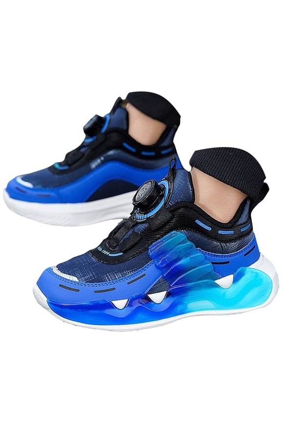 Kids Sneakers Toddler Boys Girls Soft Breathable Casual Sport Shoes Blue for Size 13.5
