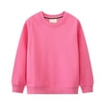 thumbnail image 1 of newwalpole Kids Sweatshirts Boys Toddler Girls Sweatshirts Crewneck Hoodies Long Sleeve T Shirts Kids Pullover Tops Baby Boys Clothes Pink for Size 3 Years, 1 of 3