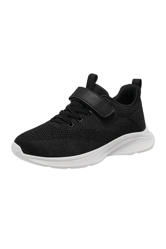 Kids/Toddler Shoes Boys Girls Breathable Sneakers Athletic Running Shoes (Toddler/Little Kids/Big Kids) Black for 13