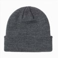 thumbnail image 1 of newwalpole Toddler Beanie Kids Warm Knit Beanie Hat Baby Boys Girls Knit Caps Classic Autumn Winter Hats(Grey,4-6 Years), 1 of 9