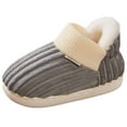 thumbnail image 1 of newwalpole Toddler Snow Boots Boys Girls Winter Cold Weather Waterproof Non Slip Warm Shoes for Little Kids Gray for Size 10, 1 of 9