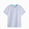thumbnail image 1 of newwalpole Toddler T Shirts Cotton Summer Tshirts Boys Girls Basic Tee Undershirts Short Sleeve Clothes Crew Neck Shirts(Black,9-10 Years), 1 of 8