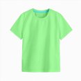 thumbnail image 1 of newwalpole Toddler T Shirts Cotton Summer Tshirts Boys Girls Basic Tee Undershirts Short Sleeve Clothes Crew Neck Shirts(Pink,3-4 Years), 1 of 8