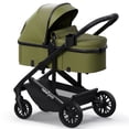 thumbnail image 1 of newyoo Infant Stroller, Nestro 516M, Baby/Newborn Strollers w Convertible/Reversible Seat & Cup Holder, Coches para Bebes, 2-in-1 Rear-Facing Pram, Green, 1 of 9
