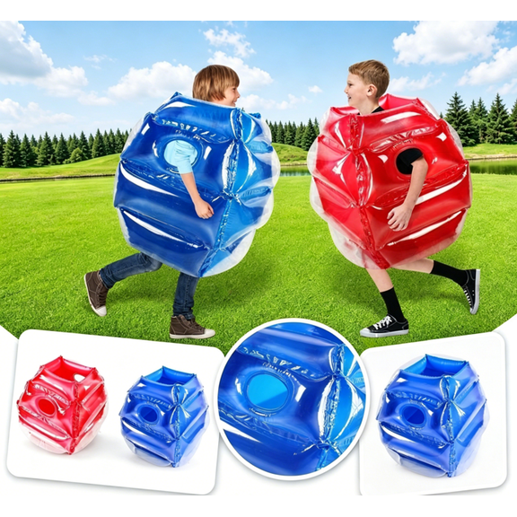 nflatable Bumper Balls 2 Pack - Bumper Bounce Ball Sumo Balls Lawn Game Ball for Outdoor Team Gaming Play Backyard Fun