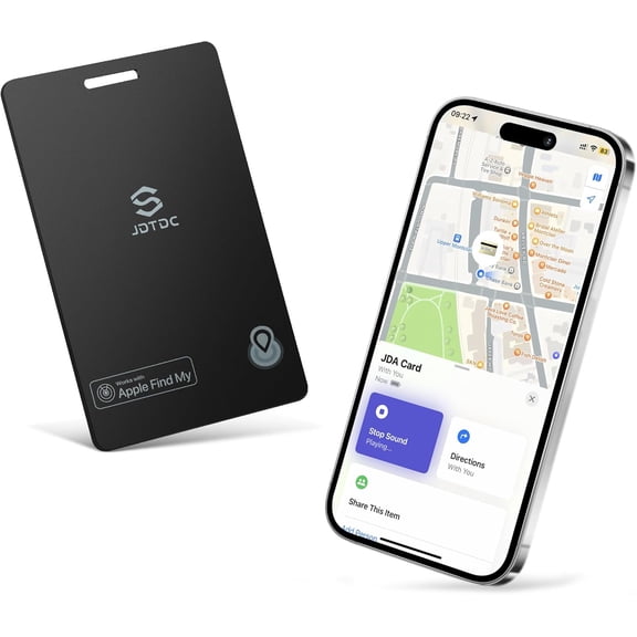 ng Card[Apple MFi Certified],Smart Tracker for Wallet Works with Apple Find My (iOS Only),Slim Wallet Tracker, Luggage & Passport,Smart Tracker for Wallet, IP68 Waterproof, 1 Pack