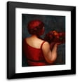 thumbnail image 1 of Ángel Zárraga 12x14 Black Modern Framed Museum Art Print Titled - Basket of Plenty (1922), 1 of 5