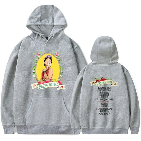 Ángela Aguilar Hoodie Merch For Men/Women Unisex Long Sleeve Sweatshirt Hooded Pullover Hiphop Streetwear