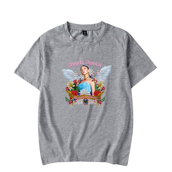 Ángela Aguilar T-Shirt Merch For Women/Men Unisex Summer Short Sleeve Tshirt Tee Cosplay Streetwear