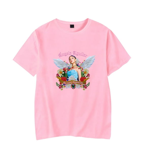 Ángela Aguilar T-Shirt Merch For Women/Men Unisex Summer Short Sleeve Tshirt Tee Cosplay Streetwear