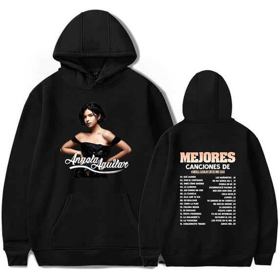 Ángela Aguilar Tour 2024 Merch Hoodie Men/Women Unisex Long Sleeve Sweatshirt Hooded Pullover Streetwear