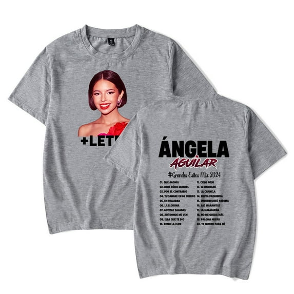 Ángela Aguilar Tour 2024 T-Shirt Merch For Women/Men Unisex Summer Short Sleeve Tshirt Tee Cosplay Streetwear