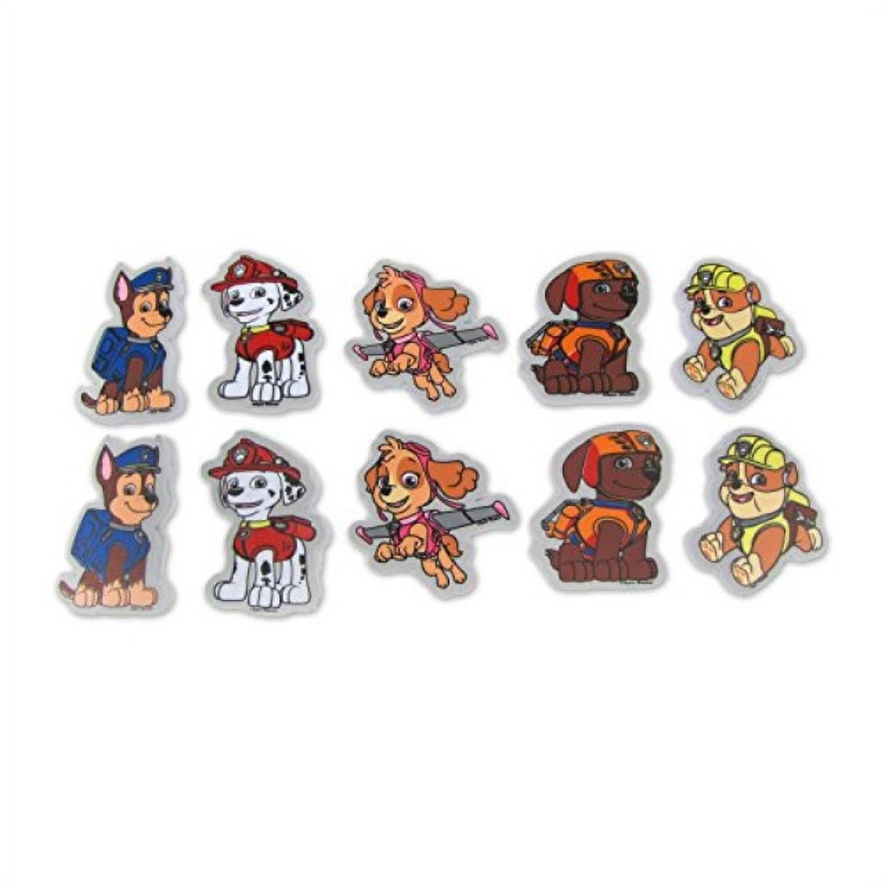 nickelodeon paw patrol bath wall clings, 10 pack