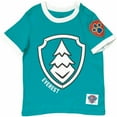 thumbnail image 1 of nickelodeon paw patrol ringer t- shirt: chase, marshall, rocky, rubble, zuma,sky, everest (skye, 3t), 1 of 5