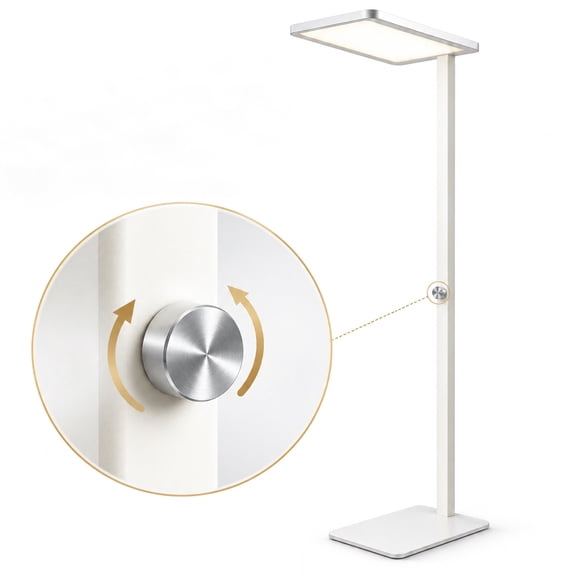 Nicomama 77 in LED Floor Lamp, 100W, 8000LM, CRI 98, 4000K Up/Down Light