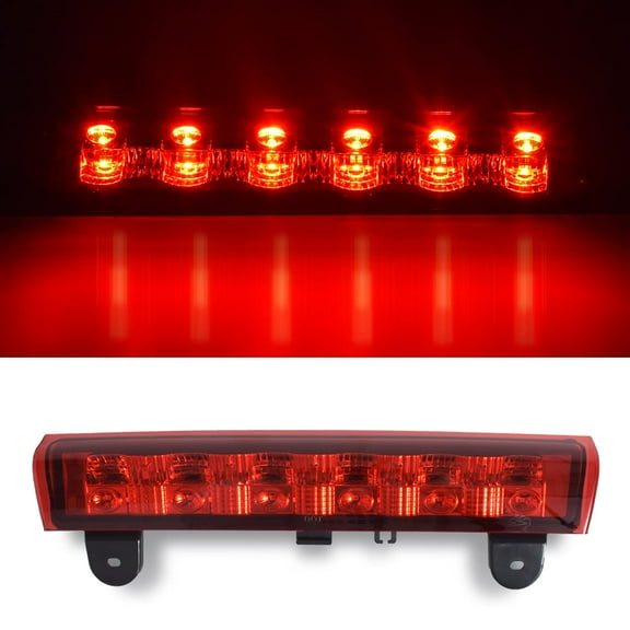 nifeida Red LED Third CM31&nbsp;3rd Brake Light for 2000-2006 Chevy Tahoe Suburban 1500 2500 GMC Yukon XL Center High Mount Stop Light Waterproof Cargo Lamp Replacement