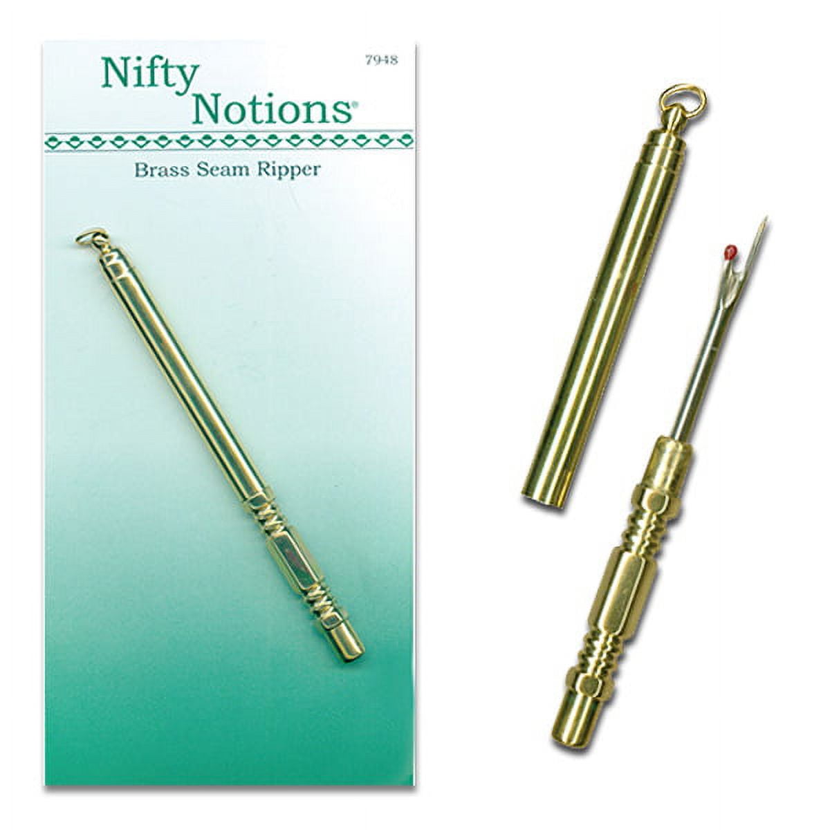 nifty notions brass seam ripper