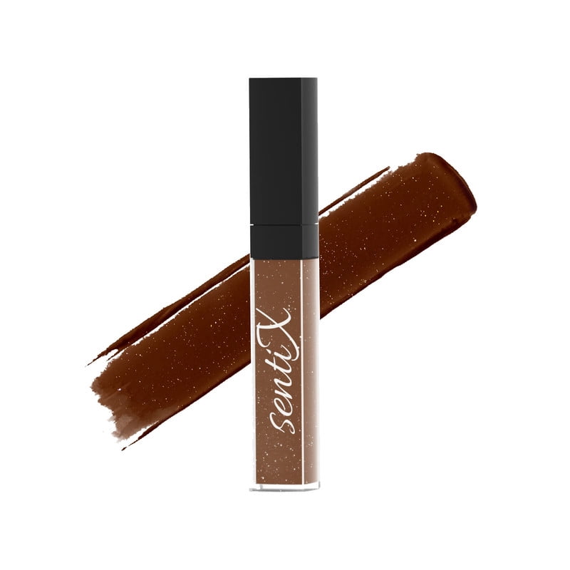 night chance - Liquid lipstick by SentiX, metalic, High Coverage, Lightweight Creamy Texture, Paraben-Free, with Vitamin E