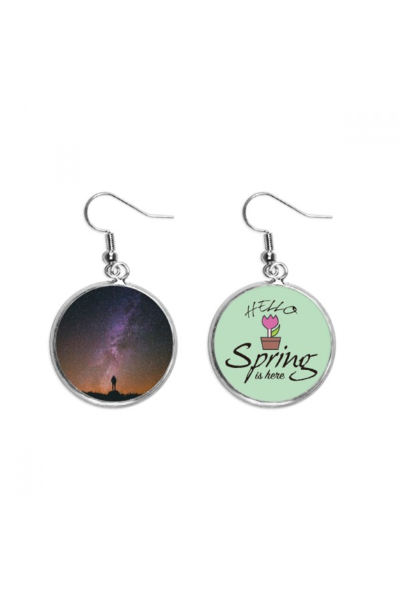 night stars milky way outline decoration dangle season sp earring jewelry