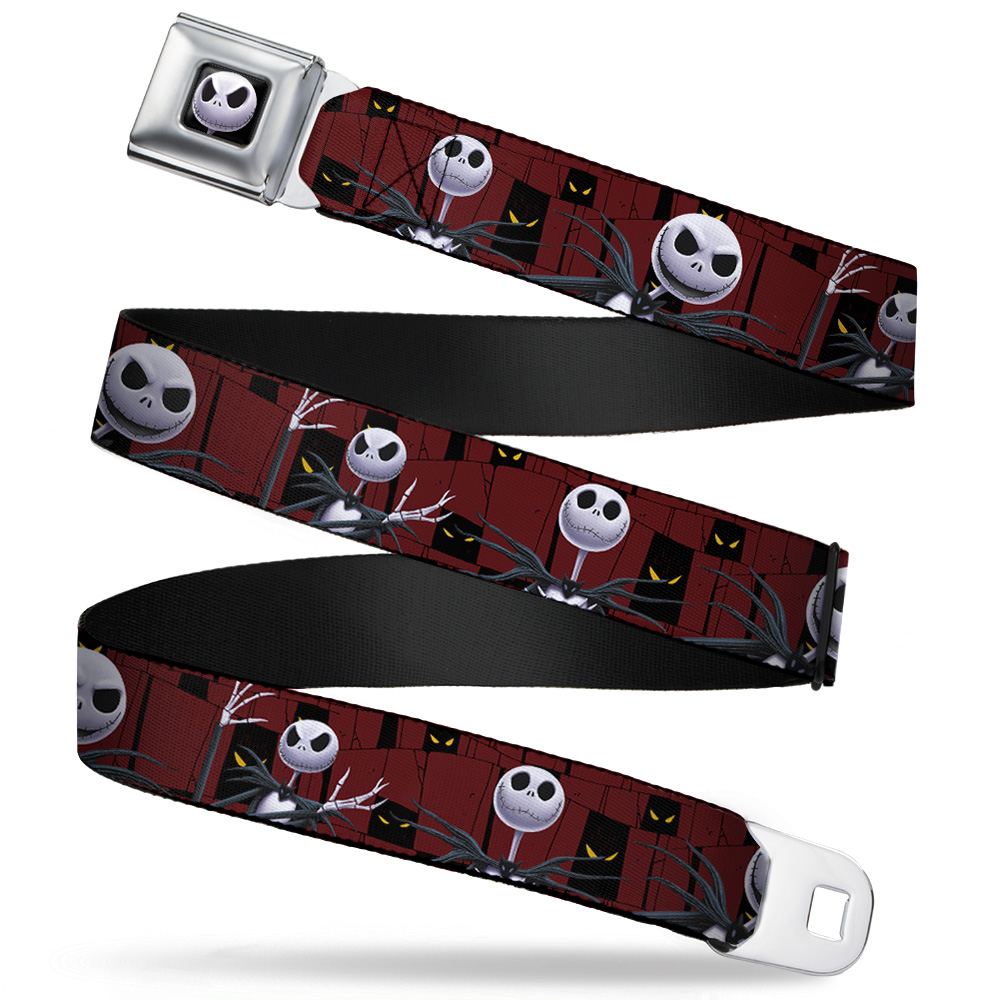 Buckle-Down Halsband Nightmare Before Christmas - 3 Jack Motive, Größe Small (6-9" Halsumfang), 1/2" Breit