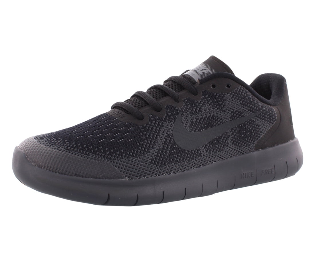 Free Rn 2017 (Gs) Boy's Shoes Size 7, Color: Black/Anthracite/Dark Grey