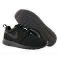 thumbnail image 1 of nike womens roshe one running shoe black/black/dark grey 6, 1 of 4