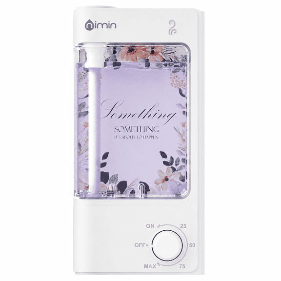 nimin Essential Oil Diffuser, 6 Essential Oils, 100 Adjustable Fragrance Levels, Ultrasonic Atomization, Silent Operation, Waterless Design, Wall-Mountable & Desktop Use, Digital Display