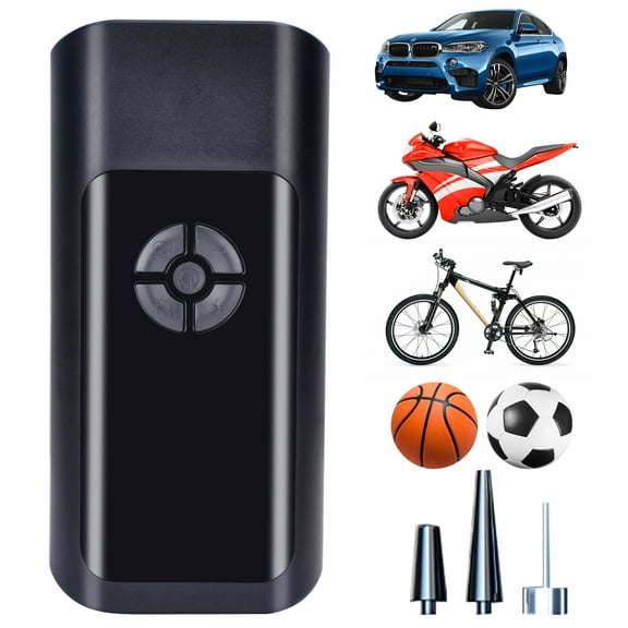 nine bull Tire Inflator, 12V Portable Car Air Pump with Automatic Display to 150PSI, Digital Pump, Rechargeable Electric Tire for Home Car