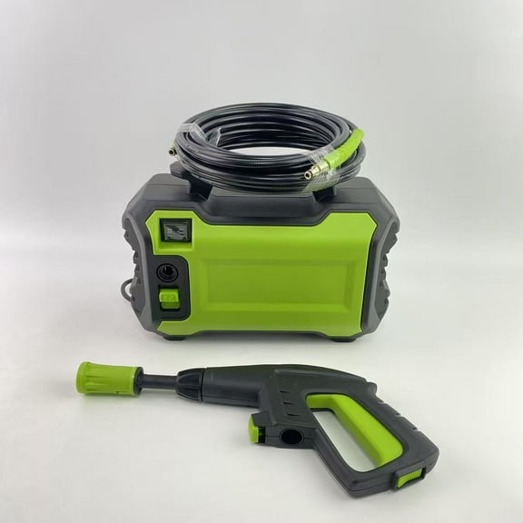 ninezone High pressure washers,Electric Pressure Washer, 100 Max PSI 1.76 Max GPM, Built-in Carry Handle, Detachable Foam Cannon, Pro-Style Steel Wand,  for Cars/Fences/Driveways/Home/Patios