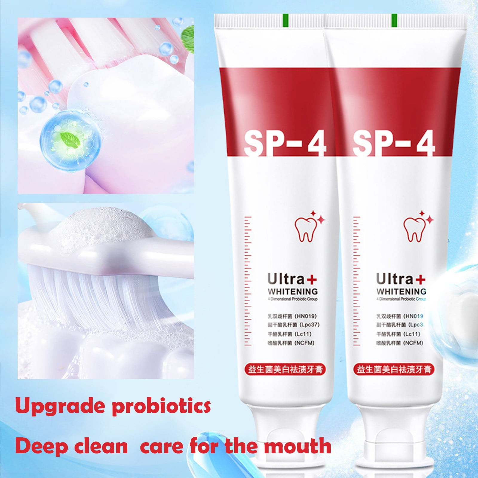 ning Gel Toothpaste Additive 120g Natural & Stain Removing Toothpaste