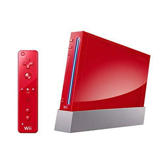 Restored nintendo wii console (red) (Refurbished)