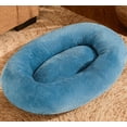 thumbnail image 1 of Nisrada Calming Donut Dog Bed Anti-Anxiety, Self Warming, Cozy Soft Plush Round Pet Bed, Ideal for Both Home & Travel, 1 of 1