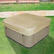 niuredltd square hot tub cover patio outdoor heavy duty waterproof protector spa hard covers for hot tub