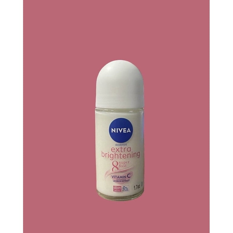 Nivea Extra Brightening Roll-On Deodorant for Women, Even Skin
