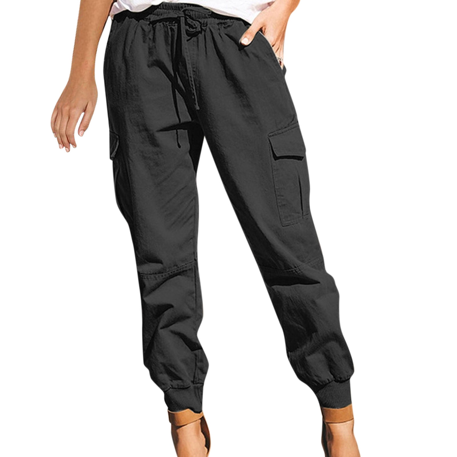 【NONCODE】(Unisex) Corinne Pocket Cargo Pants TRGPSG Men's Cargo Pants with 8 Pockets Cotton Cargo Work