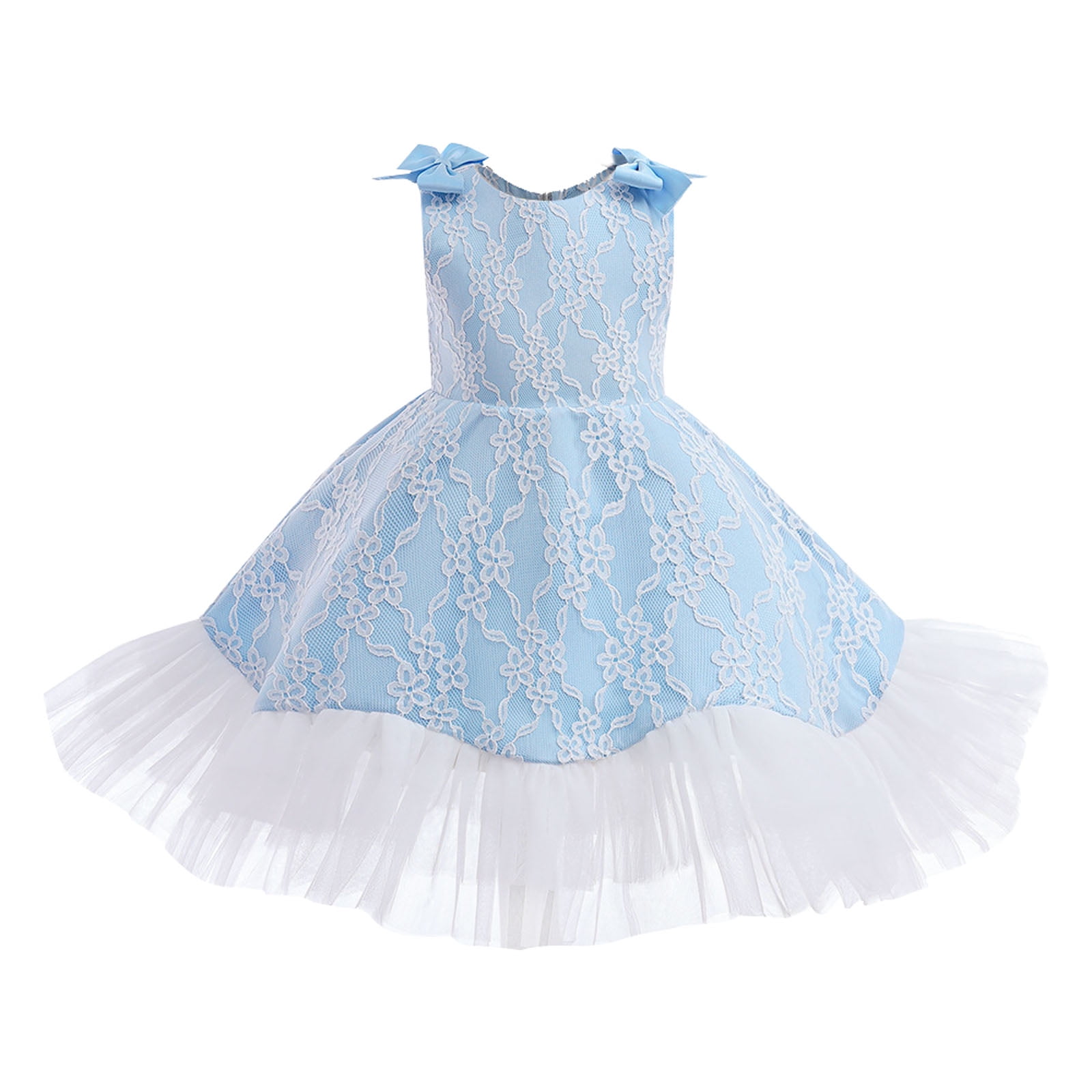 njshnmn Little Girls' Sequin Mesh Tull Dress Formal Special Occasions