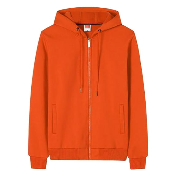 njshnmn Men's Heavyweight Full Zip Hoodie Thick Casual Hoodies Zip Hooded Jackets Sweatshirt