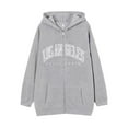 thumbnail image 1 of njshnmn Men's Hooded Full-Zip Sweatshirt Hooded Sweatshirt Zipper Men, 1 of 3
