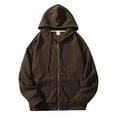 thumbnail image 1 of njshnmn Sweatshirts for Men Heavyweight Winter Sweatshirt Warm Jacket, 1 of 4