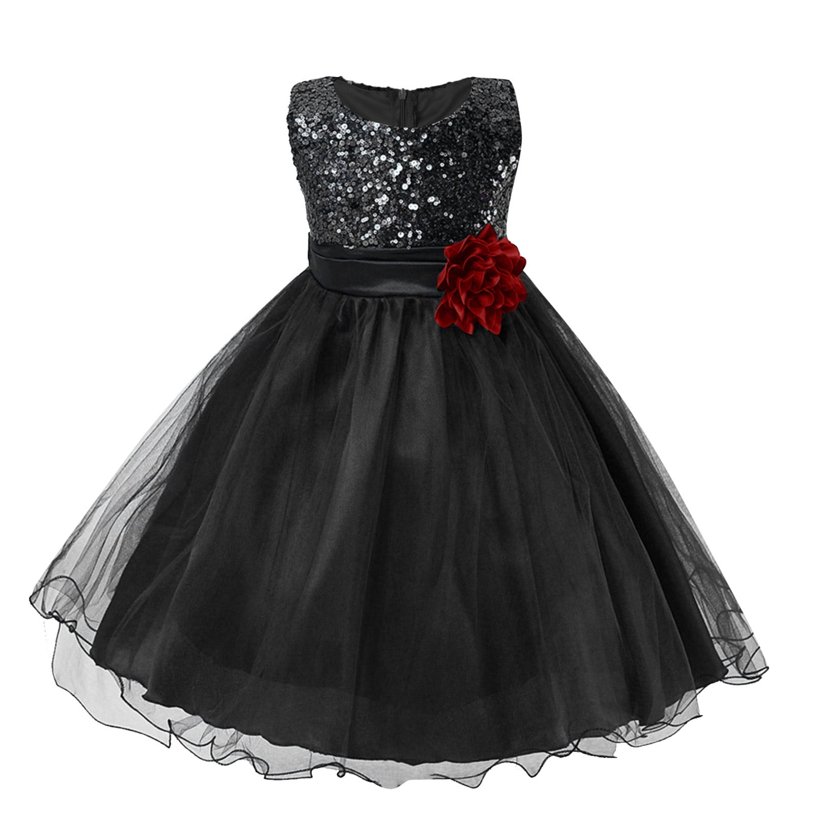 princess dresses black Black Tulle Long A-Line Evening Gown, Black Spaghetti Strap Evening Gown US 12 / Custom Color main image 0