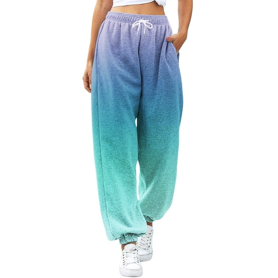 njshnmn Women's Joggers Pants Lightweight Running Sweatpants Drawstring Women Jogger Pants, Purple, M