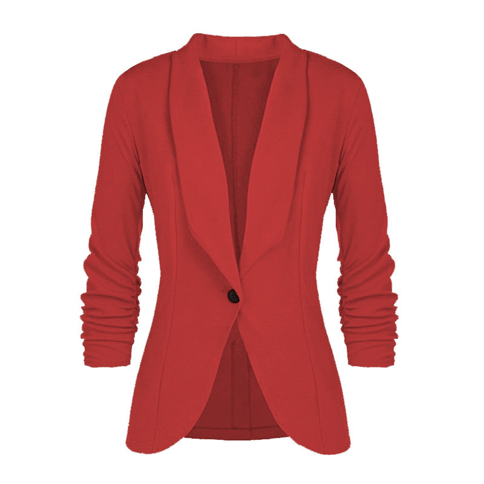 njshnmn Women's Work Office Blazer Jacket Long Sleeve Open Front