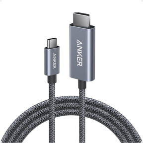 Anker HDMI Cable, 4K@60Hz Ultra-Fast Nylon-Braided USB C to HDMI Cord with Advanced Shielding