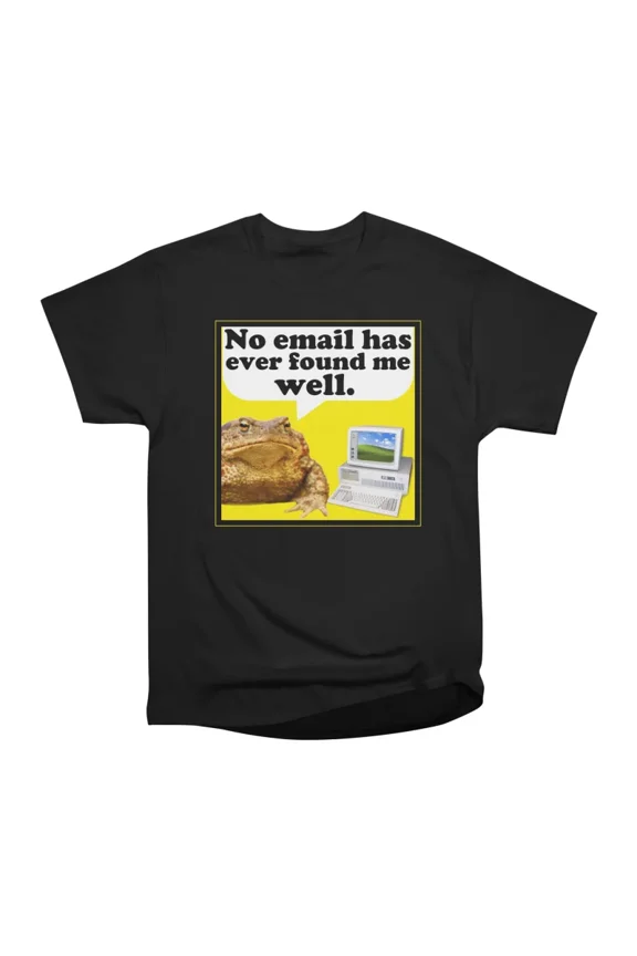 no email has ever found me well T-Shirt Tee Gift For Him Merch For Her Apparel For Friend