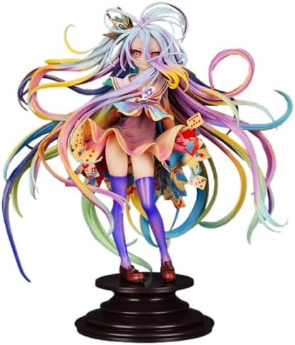 No Game No Life Shiro Anime Figure 1/7 Scale | 9.5 Inch PVC Collectible Model