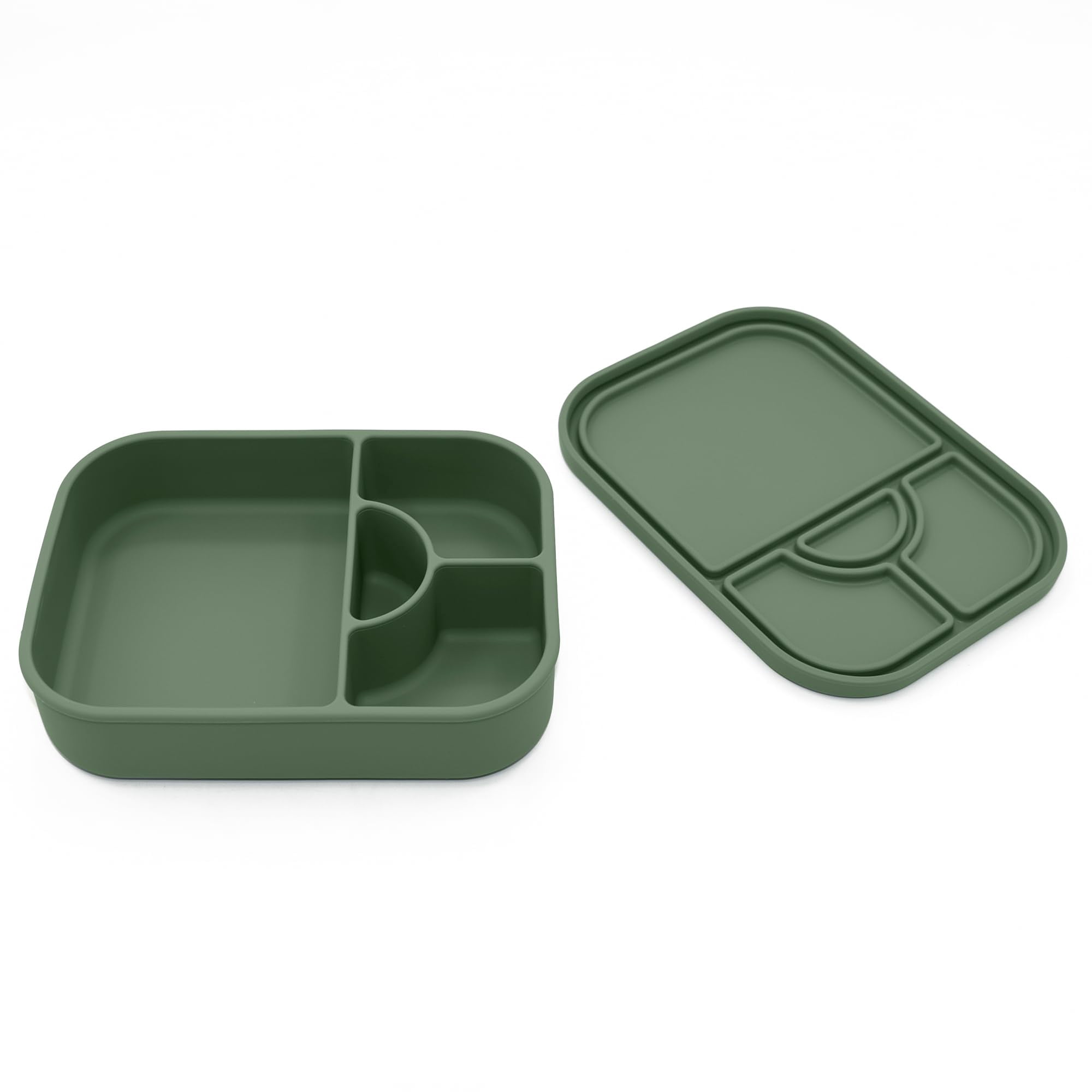 Nouka Silicone Bento Lunch Box – 5 Leak-Proof Compartments, Grand Size, Food Grade