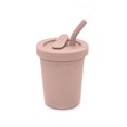 thumbnail image 1 of noüka Straw Cup | 100% Food-Grade Silicone | Spill-Proof | Non-Slip & Soft | Dishwasher Friendly | Soft Blush | Size 8 Oz, 1 of 2