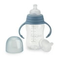 thumbnail image 1 of noüka Tritan Plastic Transitional Baby Bottle / Sippy | Leak Proof and Easy Grip | Removable Handles | Wave, 1 of 3