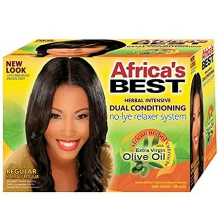 No-lye Dual Conditioning RelAxer System By Africa's Best